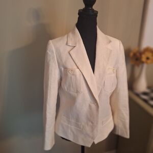 Banana Republic Cream Blazer